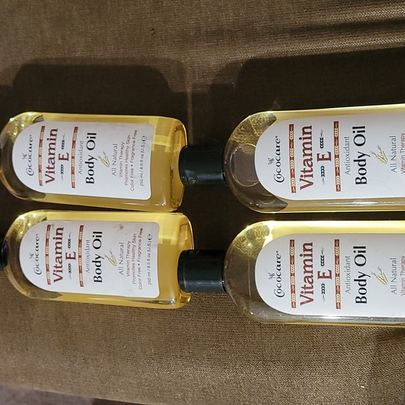 Coco care body oil vitamin E all natural fragrance free bundled 4 - Picture 2 of 3